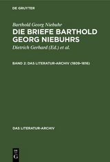 1809&ndash;1816 - Barthold Georg Niebuhr