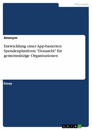 Entwicklung einer App-basierten Spendenplattform 