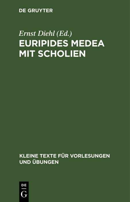 Euripides Medea mit Scholien - 