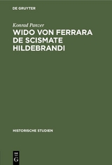 Wido von Ferrara De Scismate Hildebrandi - Konrad Panzer