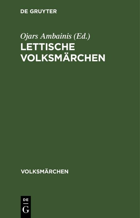 Lettische Volksm&auml;rchen - 