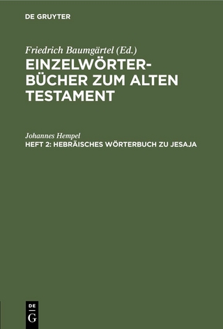 Hebräisches Wörterbuch zu Jesaja