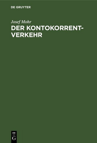 Der Kontokorrentverkehr