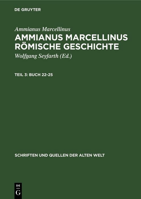Buch 22-25 - Ammianus Marcellinus