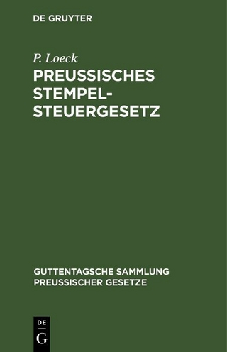 Preußisches Stempelsteuergesetz