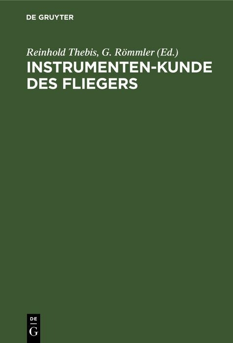 Instrumenten-Kunde des Fliegers - 