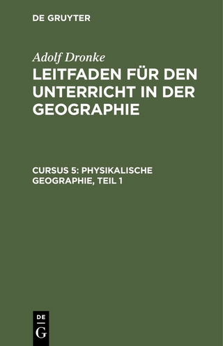 Physikalische Geographie, Teil 1