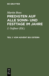 Vom Advent bis Ostern - Martin Boos
