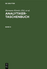 Analytiker-Taschenbuch. Band 6 - 