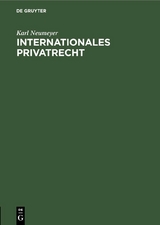 Internationales Privatrecht - Karl Neumeyer