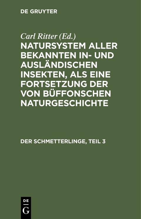 Der Schmetterlinge, Teil 3 - 