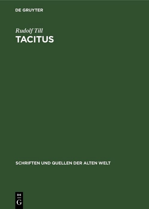 Tacitus - Rudolf Till