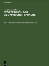 Deutsch-aegyptisches Worterverzeichnis - 
