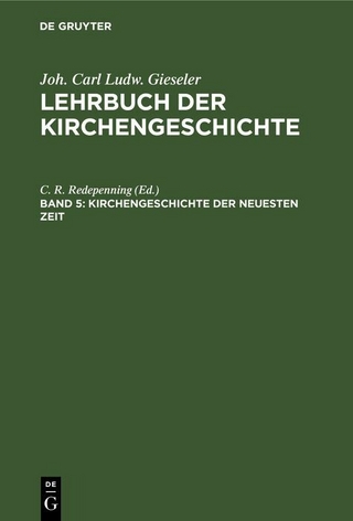 Kirchengeschichte der neuesten Zeit