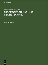 Faserforschung und Textiltechnik. Band 26, Heft 10 - 
