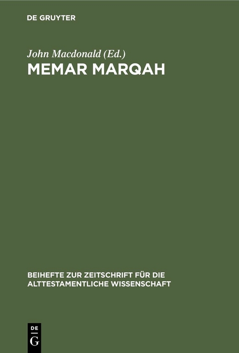 Memar Marqah - 
