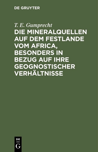 Die Mineralquellen auf dem Festlande vom Africa, besonders in Bezug auf ihre geognostischer Verhältnisse