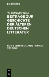 Der sogenannte Heinrich von Melk - 