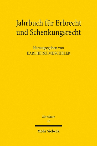 Jahrbuch für Erbrecht und Schenkungsrecht