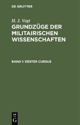 Erster Cursus - H. J. Vogt