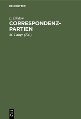 Correspondenz-Partien - L. Bledow