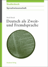 Deutsch als Zweit- und Fremdsprache - Heidi R&ouml;sch