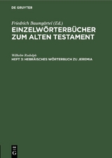 Hebr&auml;isches W&ouml;rterbuch zu Jeremia - Wilhelm Rudolph