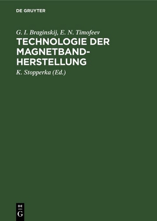 Technologie der Magnetbandherstellung