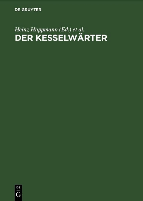 Der Kesselw&auml;rter - 