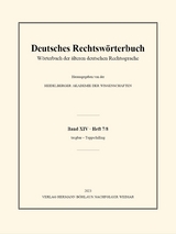 Deutsches Rechtswörterbuch - 