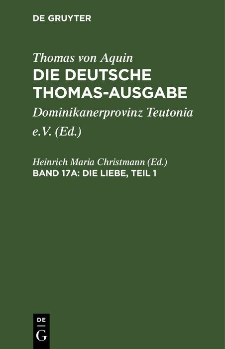 Die Liebe, Teil 1 - 
