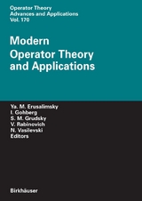 Modern Operator Theory and Applications - 