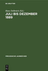 Juli bis Dezember 1889 - 