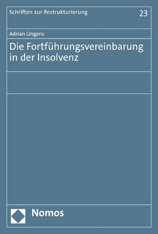 Die Fortführungsvereinbarung in der Insolvenz