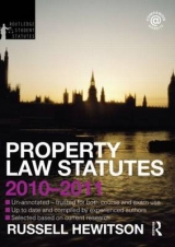 Property Law Statutes 2010-2011 - 