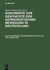 Protokoll der Reichsberatung der KPD 8./9. Januar 1946 - 
