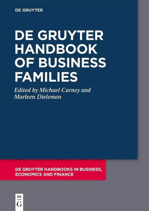 De Gruyter Handbook of Business Families - 