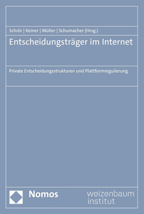 Entscheidungstr&auml;ger im Internet - 