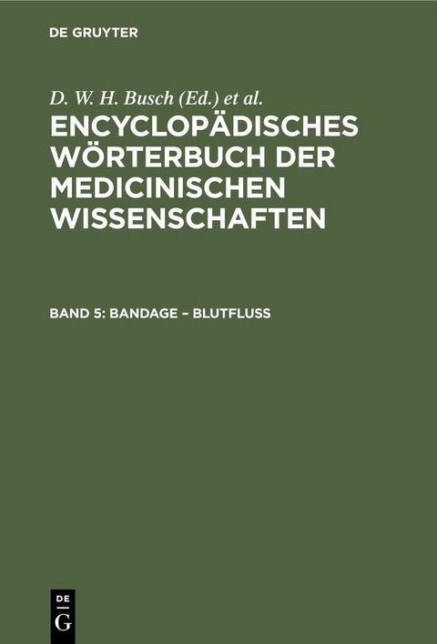 Bandage &ndash; Blutfluss - 