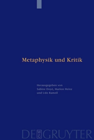 Metaphysik und Kritik