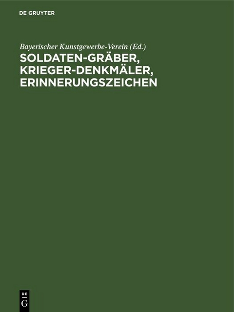 Soldaten-Gr&auml;ber, Krieger-Denkm&auml;ler, Erinnerungszeichen - 