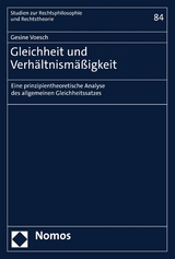 Gleichheit und Verh&auml;ltnism&auml;&szlig;igkeit - Gesine Voesch