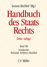 Handbuch des Staatsrechts - R&uuml;diger Breuer, Paul Kirchhof, Franz-Ludwig Knemeyer, Walter Leisner, Markus M&ouml;stl, Sebastian M&uuml;ller-Franken, Hans-J&uuml;rgen Papier, Michael Sachs, Rupert Scholz