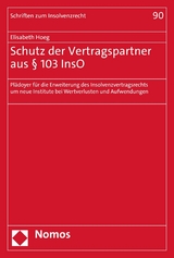 Schutz der Vertragspartner aus &sect; 103 InsO - Elisabeth Hoeg