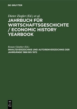 Inhaltsverzeichnis und Autorenverzeichnis der Jahrg&auml;nge 1968 bis 1972 - 