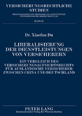 Liberalisierung der Dienstleistungen von Versicherern - Xiaofan Du
