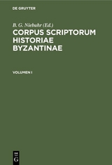 Corpus scriptorum historiae Byzantinae. Chronicon Paschale. Volumen I - 