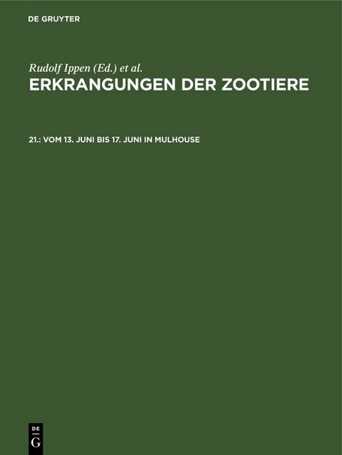 vom 13. Juni bis 17. Juni in Mulhouse - 