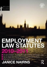 Employment Law Statutes 2010-2011 - Nairns, Janice