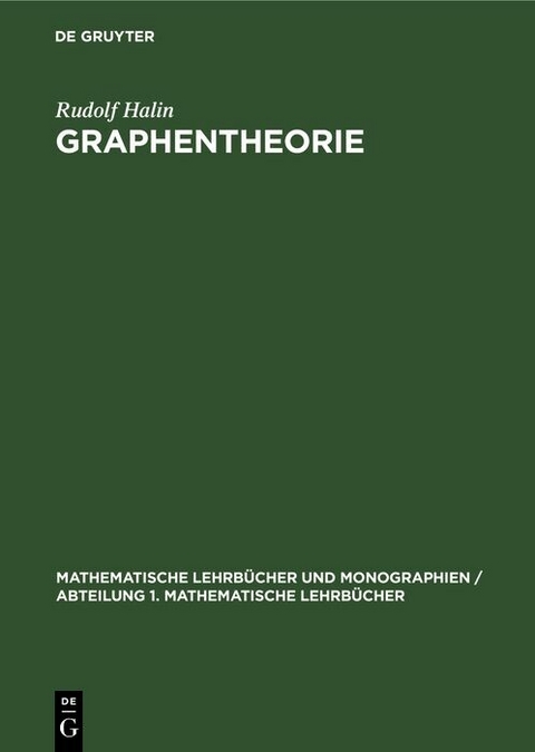 Graphentheorie - Rudolf Halin